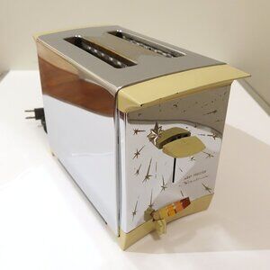 Vintage Atomic Mary Proctor Silex Starflite Mid Century Modern Toaster Working